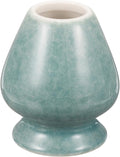 HARFINGTON Ceramic Chasen Stand 70mm Matcha Whisk Holder Teas Set Whisks Stand Traditional Matcha Tea Chasen Holder Tea Set Accessories for Tea Tasting, Mint Green