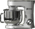 Kitchen in the Box Stand Mixer, 900W 8.5 QT Kitchen Electric Mixer, 10-Speed Large Capacity Tilt-head Food Mixer with Dough Hook, Wire Whip, Flat Beater & Splash Guard (Silver)