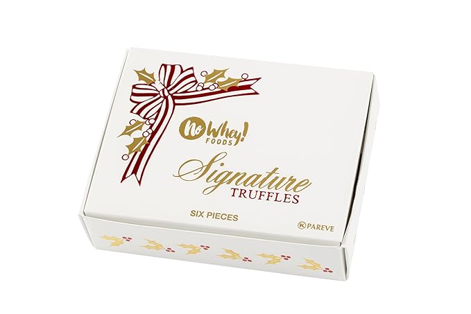 Vegan, Gluten Free, Nut Free | Signature Truffle Collection (6 Pieces) | Dairy Free, Soy Free, Sesame Free | Allergy Friendly Gifts | No Whey Foods | Christmas & Holiday Chocolate Gifts