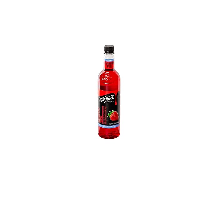 DaVinci Gourmet Sugar-Free Strawberry Syrup, 25.4 Fluid Ounces (Pack of 1)