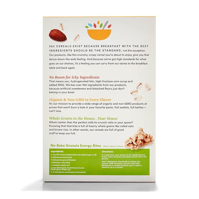 365 by Whole Foods Market, Organic Oat & Honey Granola, 17 Ounce