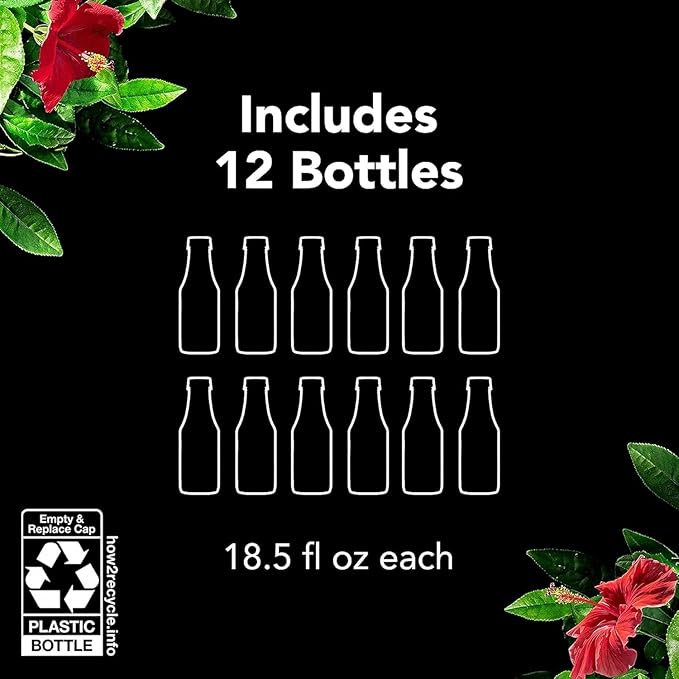 Pure Leaf Iced Tea, Blackberry, 18.5 Fl Oz Bottles (Pack of 12)