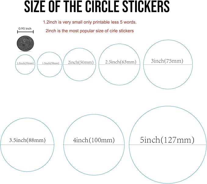 Custom Stickers Kraft Paper Labels Personalized Withe Text, Business Logo Customized Food Jars Labels Bakery Label Sticker Package Favor Canning Circle 100pcs (Style 12)
