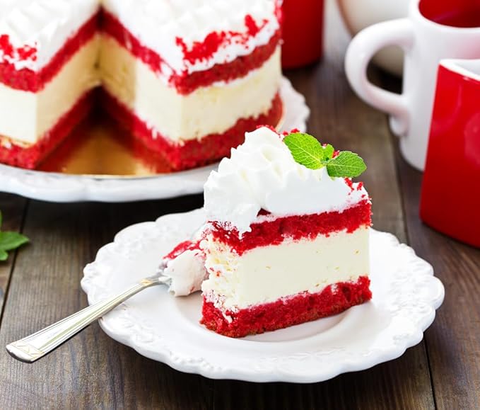 A Blend Above Red Velvet Cake Mix - No-Bake Desserts, All Natural, Vegan, Gluten Free, No MSG - Instant Dessert Mix, Fruit Dip, Bagel Topping, Frosting, Cheesecake Filling - Makes 16 Oz (Pack of 3)