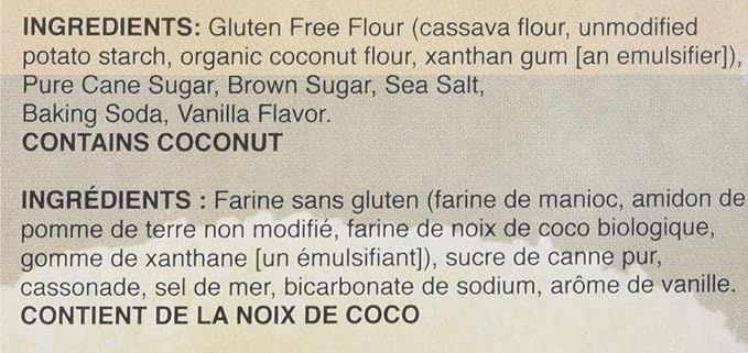 XO Baking Co. Gluten Free Sugar Cookie Gourmet Cookie Mix; Non-GMO; Kosher; Rice Free; Dairy Free; Soy Free; Peanut Free; No Preservatives; No Artificial Flavors or Colors, 14.4oz