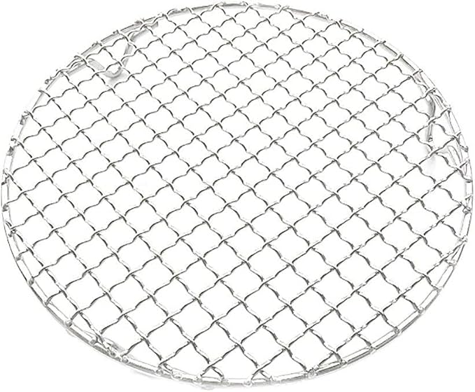8.3" Round Cooling Rack Baking 304 Stainless Steel Versatile Steaming Grilling Fit Air Fryer,Cake Pan, Oven
