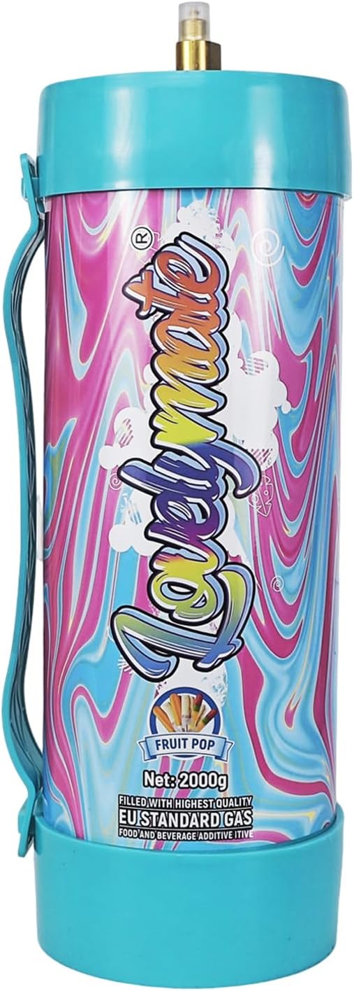 Whipped Cream Charger Tank 3.3L 2000G Whip Cream Charger Cylinder Food Grade Flavored (Tips Included) (8, Fruit pop)