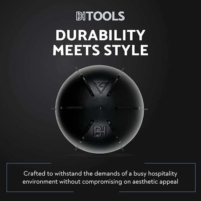 Black Coffee Cupping Bowls 200ml - Stackable Heat-Preserving Cups - Premium Material Ideal for Coffee Tasting, High-Density Polyethylene for Zero Taste Interference - Set of 12