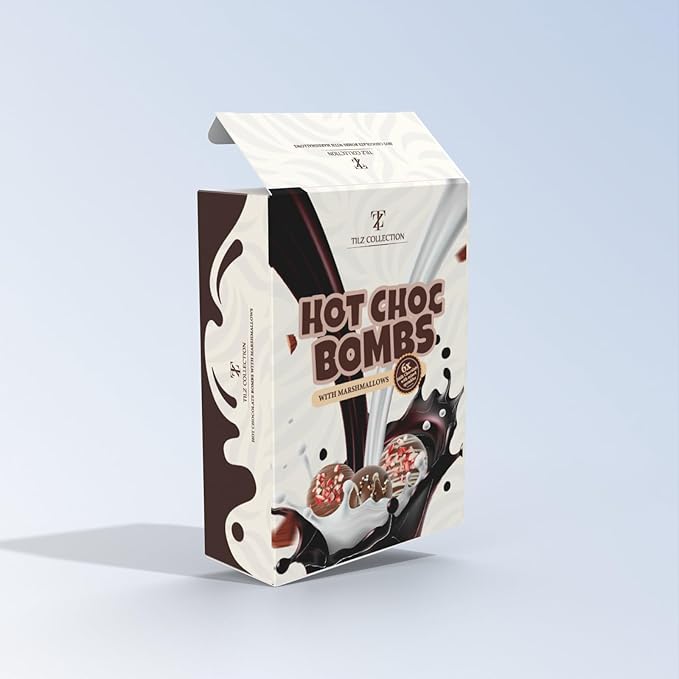Hot Chocolate Bombs - 6 Hot Cocoa Bombs, Gifts For Kids, Mini Marshmallows For Hot Chocolate & Toppings |Hot Chocolate Gift Sets, Gourmet Hot Chocolate Bar |Kids Gifts, Women, Men (Bolas De Chocolate Para Leche Caliente)