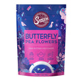 Suncore Foods Dried Butterfly Pea Flowers Bloom, Caffeine-Free Tea, Gluten-Free, Non-GMO, 1oz (1 Pack)