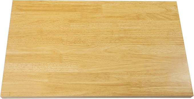 Butcher Block Countertop | 30x18in Wood Board Countertop | DIY Washer Dryer/Island/Kitchen Counter-top | countertop Cutting Board | 1102lbs Load Capacity | Wood Color | NO Base Legs, 1.38in Thick
