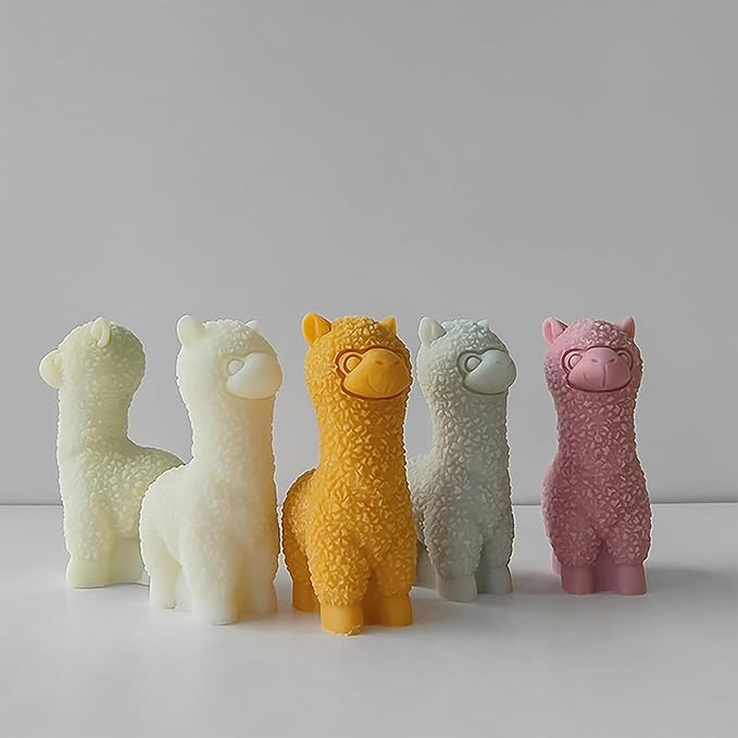 Alpaca Resin Casting Mold - Animal Silicone Mold for Clay, Home Decor, 3D Casting