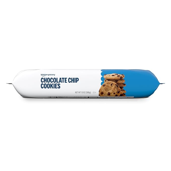 Amazon Grocery, Chocolate Chip Cookies, 13 Oz, Pack of 2 (Previously Happy Belly, Packaging May Vary)