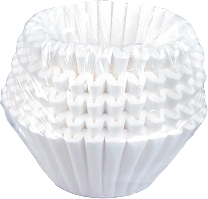 Katy’s Extra Large Coffee Filters | 1.5 to 3 Gallon Premium Commercial Coffee & Tea Filters for Restaurants, Cafés & More | 12.5” x 4.5” Inch Size | No Overflow, No Tearing | 250-Count Bulk Pack