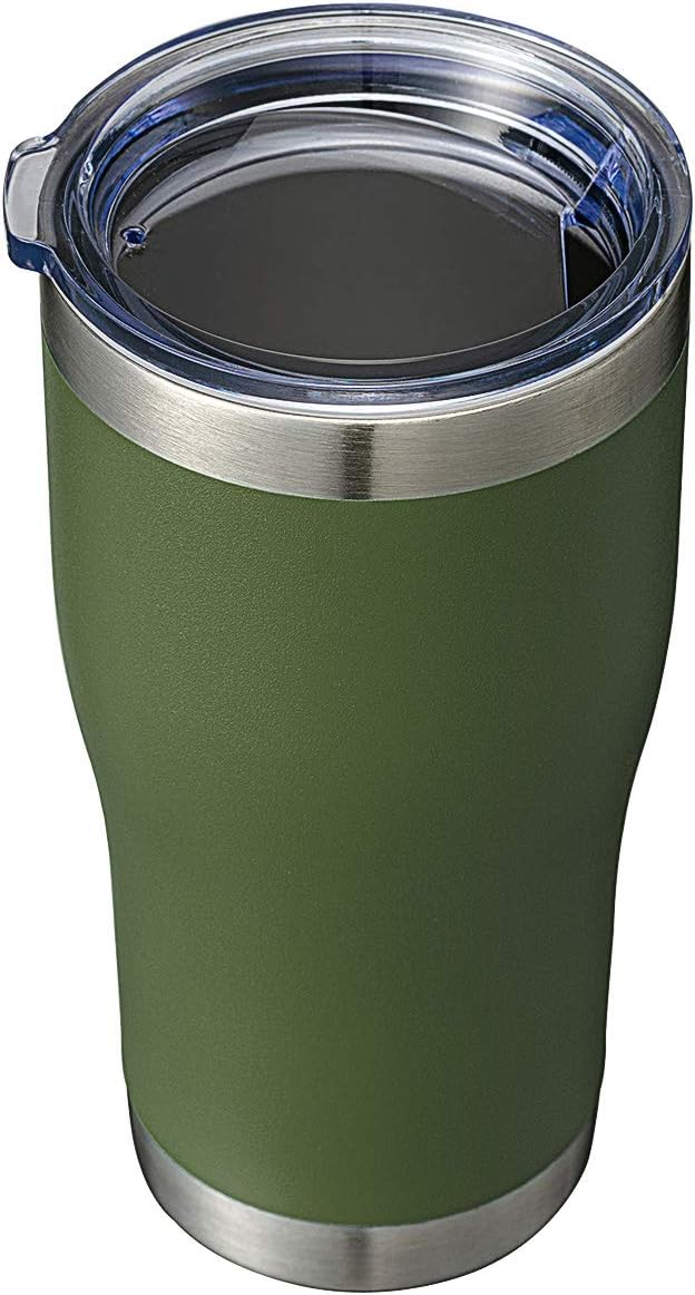 HASLE OUTFITTERS 20 oz Tumbler Bulk, Stainless Steel Tumblers with Lid, Vacuum Insulated Tumbler, Double Wall Powder Coated Cup, coffee mugs, Army Green, 1 Pack