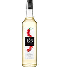 1883 Spicy Cayenne Pepper Syrup for Drinks, Made in France, 1 Liter Glass Bottle
