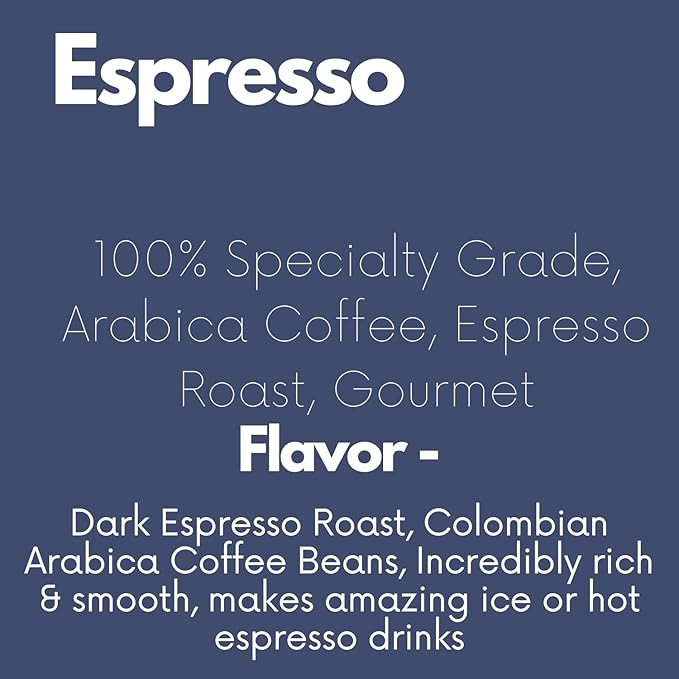 Sarasota Coffee Ground Espresso | Dark Roast Gourmet Coffee Grounds | Low Acid, Mold Free, Specialty Grade, Bulk Ground Espresso Coffee | 5lb (80 oz)