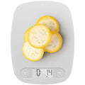 Greater Goods Compact Digital Kitchen Scale – Accurate Food Scale for Baking, Meal Prep, 4 Measuring Units, 11lb/5kg