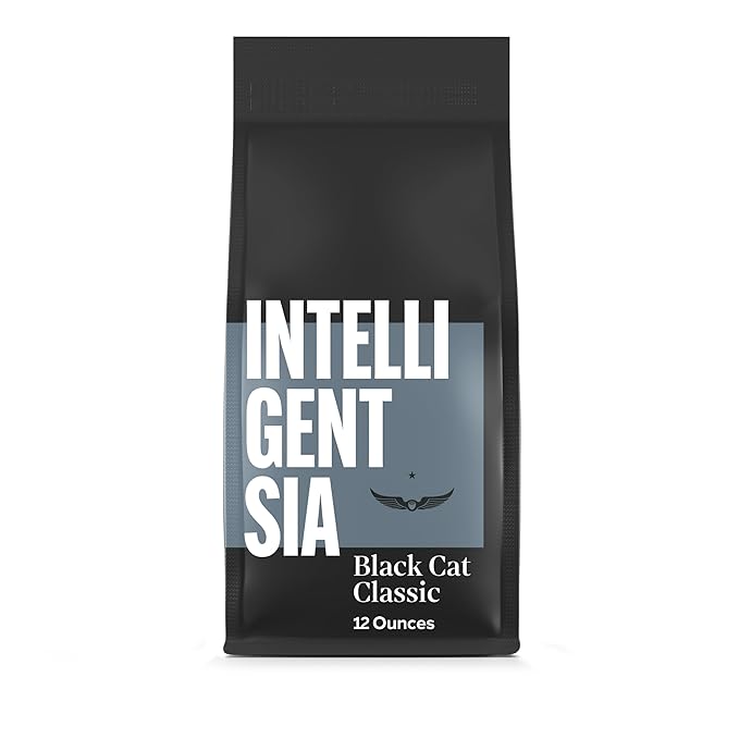 Intelligentsia Coffee, Light Roast Whole Bean Coffee - Black Cat Classic Espresso 12 Ounce Bag
