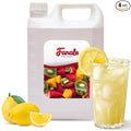 Fanale Premium Flavoring Concentrated Syrup for Bubble Tea 11 lb | Lemon Flavor Syrup | for Boba Tea, Smoothies, Slushes, Desserts | 11lb | PACK OF 4 | SRP120-CS