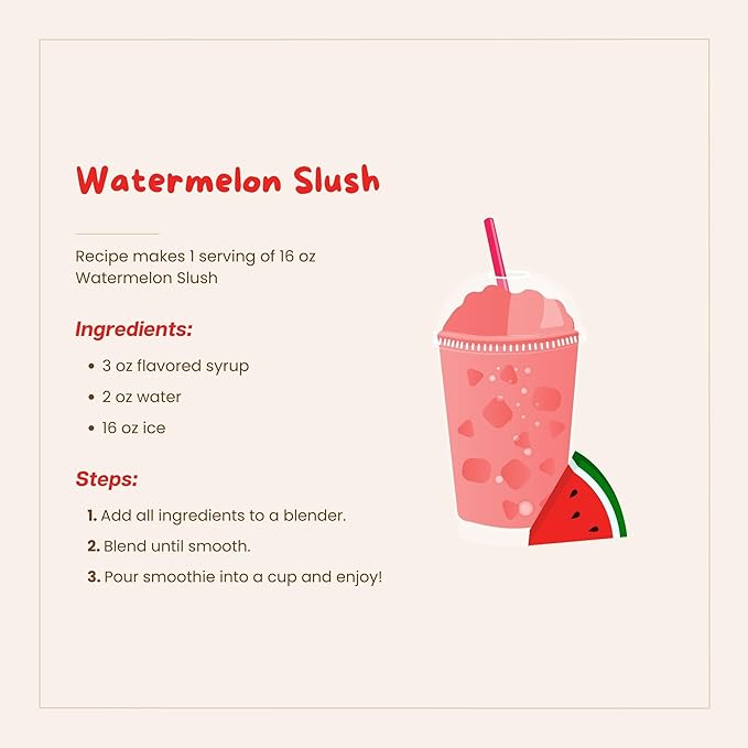 Bossen Concentrated Syrup_5.5 lb (Watermelon)