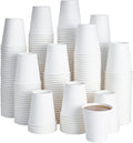LITOPAK 270 Pack 10 oz Disposable Paper Coffee Cup, Drinking Cups for Water, White Paper Hot Coffee Cups, Suitable for Party, Picnic, Travel, and Events
