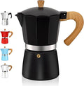 3 Cup Aluminum Espresso Stovetop Moka Pot Express Coffee Maker Percolator Italian Classic Mocha Coffee Machine for Italian and Cuban Cafe Brewing for Home & Camping 150ml 5oz