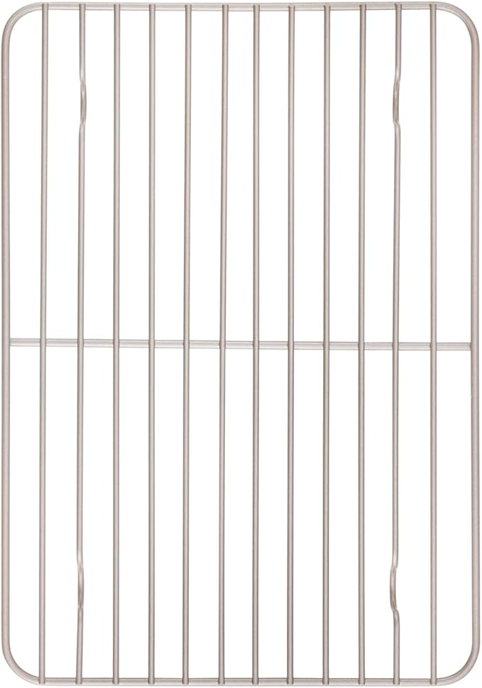 CHEFMADE Baking and Cooling Rack, 12.2-Inch Non-Stick Rectangle Wire Rack for Oven Baking (Champagne Gold)