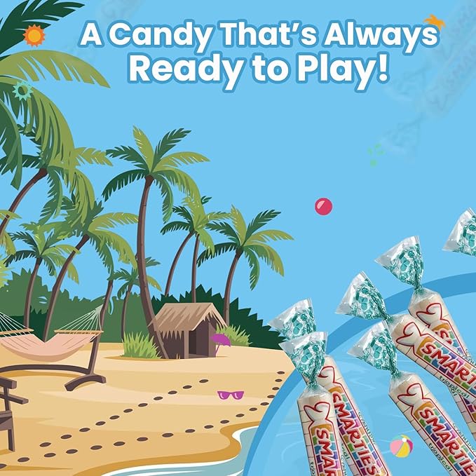 Smarties Candy Triple Variety Pack Rolls - Gluten Free Vegan Assorted Flavors, Tropical & X-Treme Sour Candy - Family Owned Company Since 1949 - Perfect Halloween Treat, Candy Bags - 5 oz (Pack of 3)