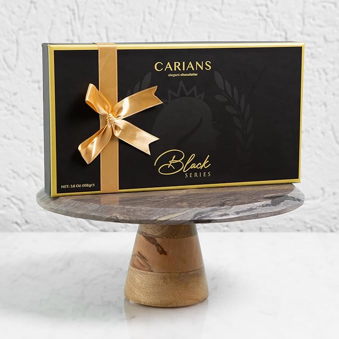 CARIANS Assorted Gourmet Chocolate Truffles Box, Luxury Candy Gift Basket with Dark, Milk & Hazelnut Truffles, Great For Gift Giving, Anniversary, Thanksgiving, Christmas