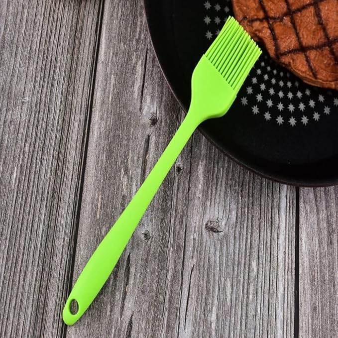 Silicone brush, Oil Brush for BBQ Kitchen Cooking Baking and Grilling(3 PCS,Purple)