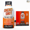 Cherry Limeade Extra Strength Energy Shot 24 pk – 260mg Natural Caffeine B12 B6 – Energy & Focus Support – 2 Servings Sugar Free Zero Calorie Green Tea B-Vitamins Electrolytes Vegan – 1.93 fl oz