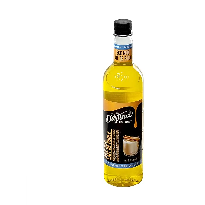 DaVinci Gourmet Sugar-Free Egg Nog Syrup, 25.4 Fluid Ounces (Pack of 4)