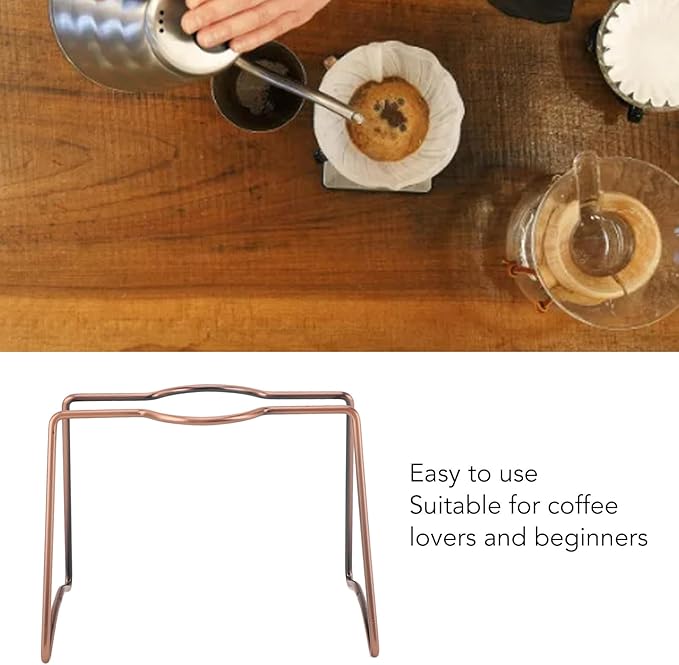 Pour Over Coffee Dripper Stand, Metal Pour Over Coffee Station Coffee Filter Holder Coffee Maker Stand for Coffee Drink Maker