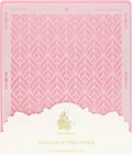 Cake Baking Stencil - Seamless Delicate Pattern for Decorating Tall Double Barrel Cake to Use with Buttercream, Royal Icing, Ganache, Paint, Airbrush (Lumina)