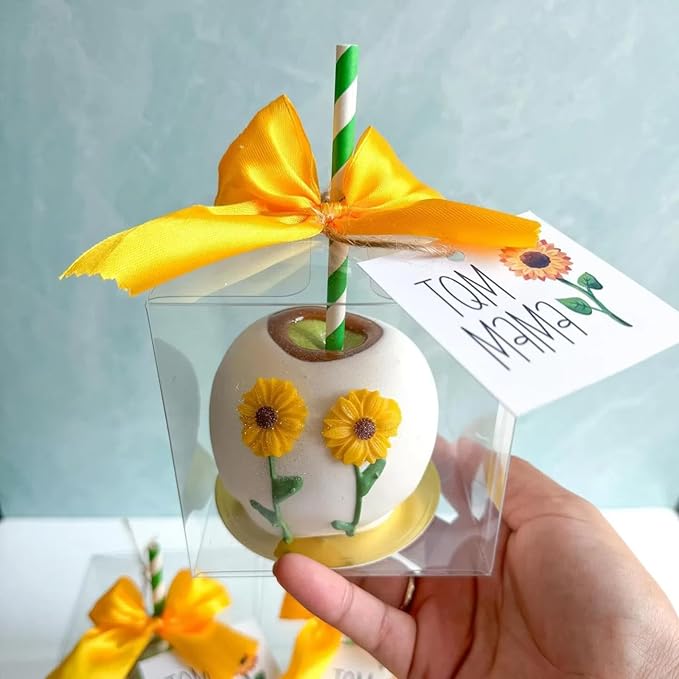 100pcs Clear Favor Boxes 3x3x3 Inch Chocolate Bomb Boxes Clear Gift Boxes Cupcake Box Macaron Box for Birthday Wedding Party