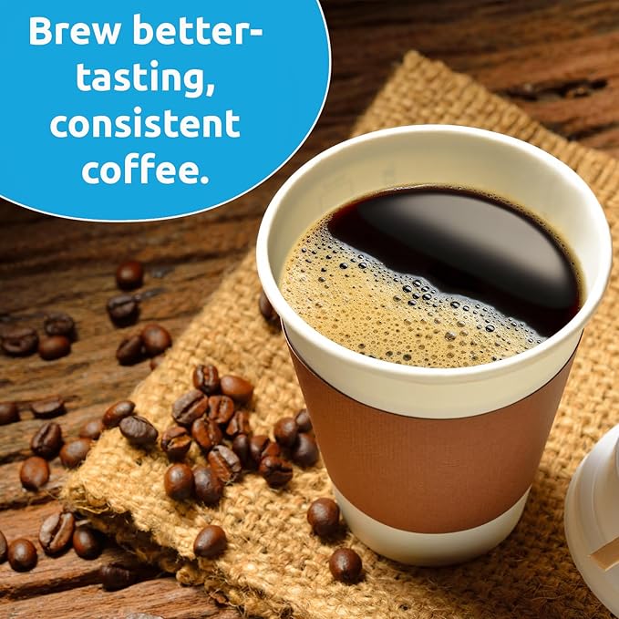 Coffee Equipment Cleaner, All-Purpose Brewing Equipment, Espresso, Coffee Maker Cleaner, Café Clean Removes Oil, Stain Buildup, from Glass, Plastic & Stainless Steel - 1 Oz. (100 Count)