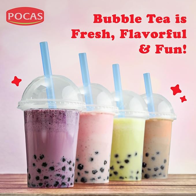 Pocas Bubble Tea Kit, Brown Sugar 2-Pack – Instant Milk Tea Powder with Authentic Tapioca Pearls for Instant Bubble Tea, 10 Kits