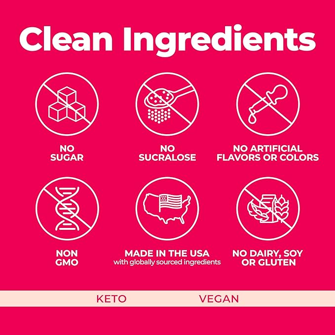 Pureboost Clean Energy Booster, Refreshing Energy Drink Mix with B12 Vitamins, Electrolytes, Antioxidants, Sugar-Free with No Sucralose (Berry Boost, 30 Count)