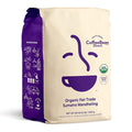 Coffee Bean Direct Organic Fair Trade Sumatra Mandheling, Whole Bean Coffee, Light Roast, 5 Pound Bag (Pack of 1)