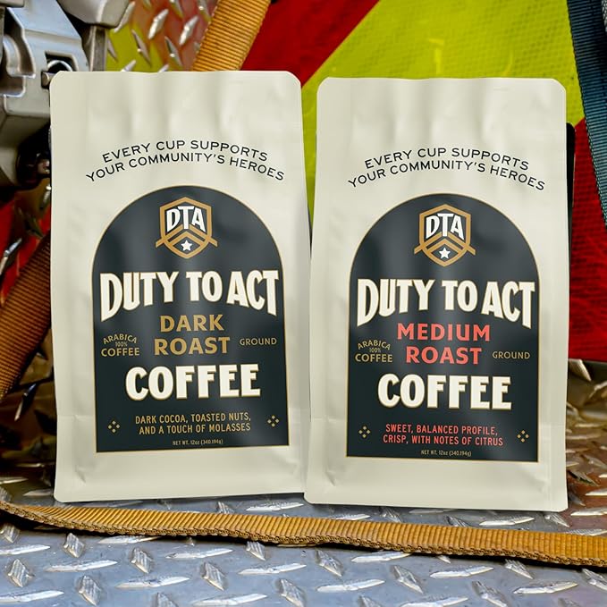 Duty to Act Medium Roast Ground Coffee, 2 lbs (Pack of 5)