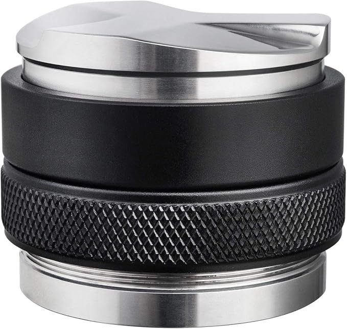 58mm Coffee Distributor and Tamper, Dual Head Coffee Leveler Fits for Portafilter, Increased Adjustable Depth- Professional Espresso Hand Tampers