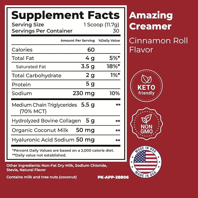 Superfoods Company | Amazing Creamer - Cinnamon Roll- 2 Bag Bundle