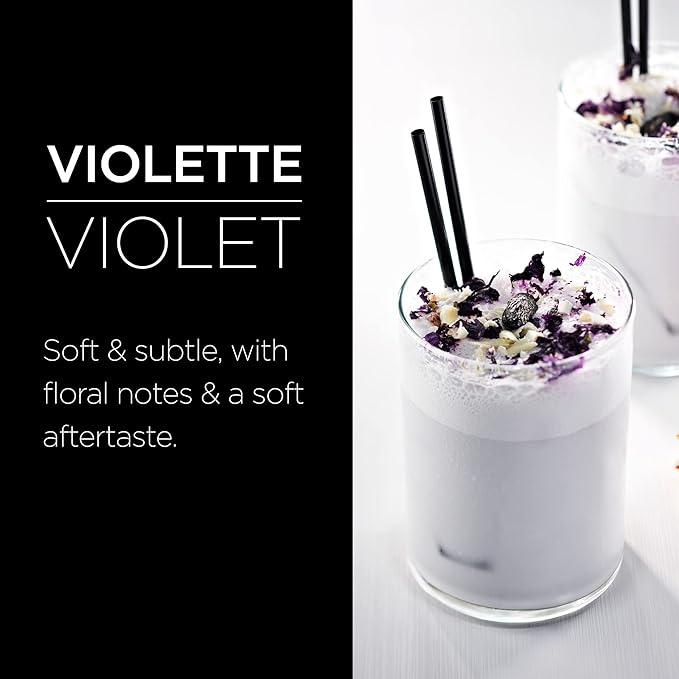 1883 Violet Syrup for Drinks, Made in France, 1 Liter Glass Bottle