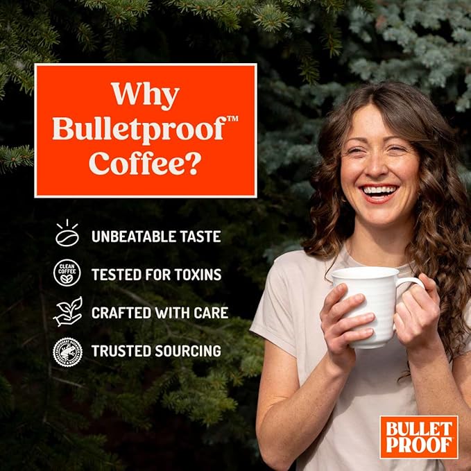 Bulletproof The Mentalist Medium-Dark Roast Whole Bean Coffee, 5 Pounds (bulk), 100% Arabica Beans, Clean Coffee Tested for Toxins, Packaging May Vary