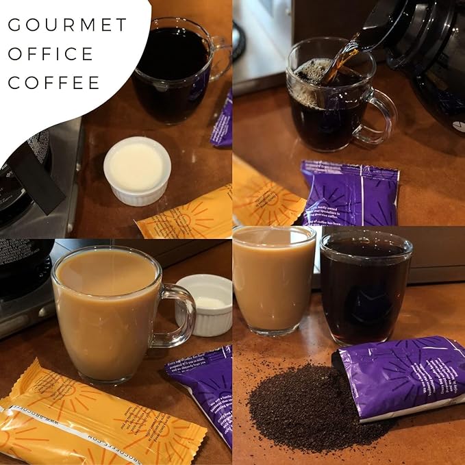 Sarasota Coffee Ground Packets | Low Acid Dark Roast Ground Coffee Packs | European French Roast | Mold Free Singles | Ground Pouches | Individual Packets for 12 Cup Coffee Maker | 1.5 Ounce Bags, 42 Count