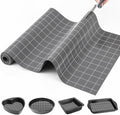 Silicone Baking Mat Roll- Heat Resistant Baking Macaron Bread Mat, Non-stick Pastry Mat, Reusable Dough Rolling Mat, Countertop Protector, Oven Mat, Air Fryer Mat, Refrigerator Mat Multipurpose