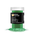 Green BREW GLITTER Edible Glitter For Drinks, Cocktails, Beer, Garnish Glitter & Beverages | KOSHER & HALAL Certified | 100% Edible & Food Grade | Vegan, Gluten, Nut Free (25g, Green)