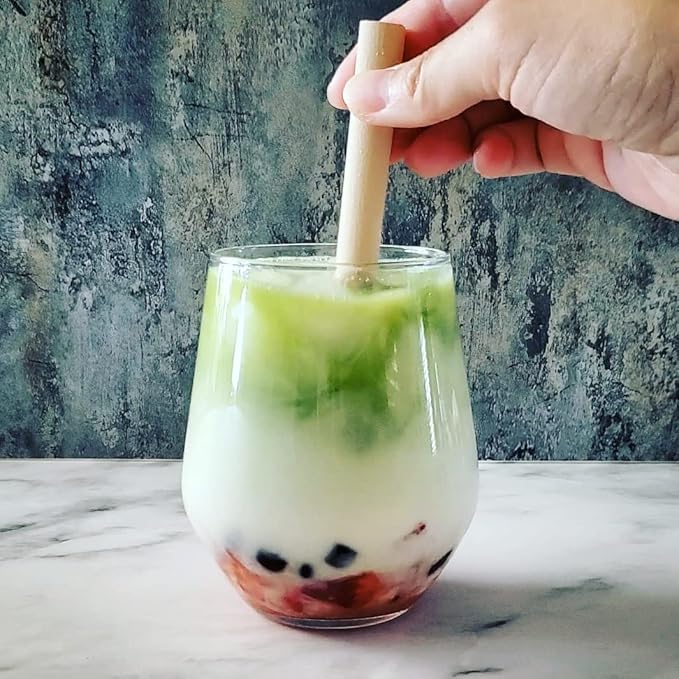 YUMBUCHA Boba Kit Set - DIY Boba Tea Making Kit with Strawberry Oolong & Tapioca Pearls - Create 10 Delightful Drinks - Exquisite Loose Leaf Teabags Included - Boba Tea Gift Set for Tea Lovers