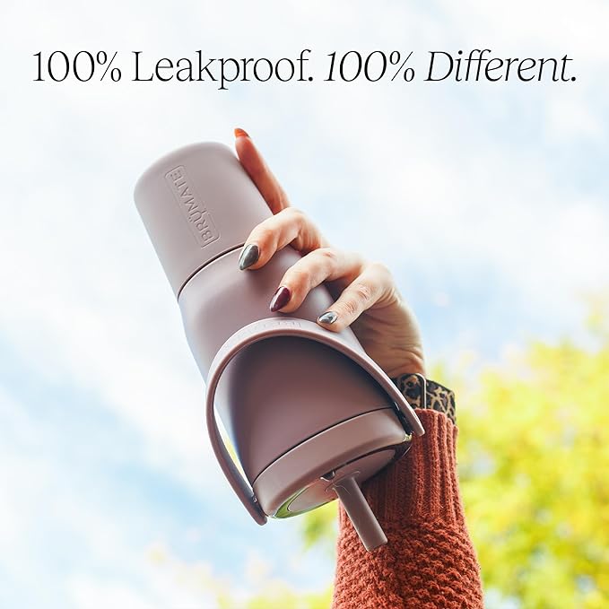 BrüMate Resa 25oz 100% Leakproof Travel Tumbler with Handle & Straw | Flexible SoftSip Straw | Silicone Sleeve for Durability | Stainless Steel | Cup Holder & Travel Friendly Water Bottle | (Guava)